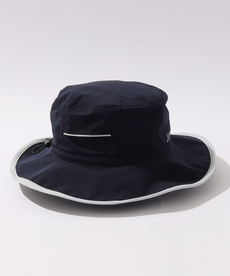 未使用♡ジュンロペ♡ゴルフハット♡冬 ジュン＆ロぺ JR ロゴプリント撥水レインハット レディース