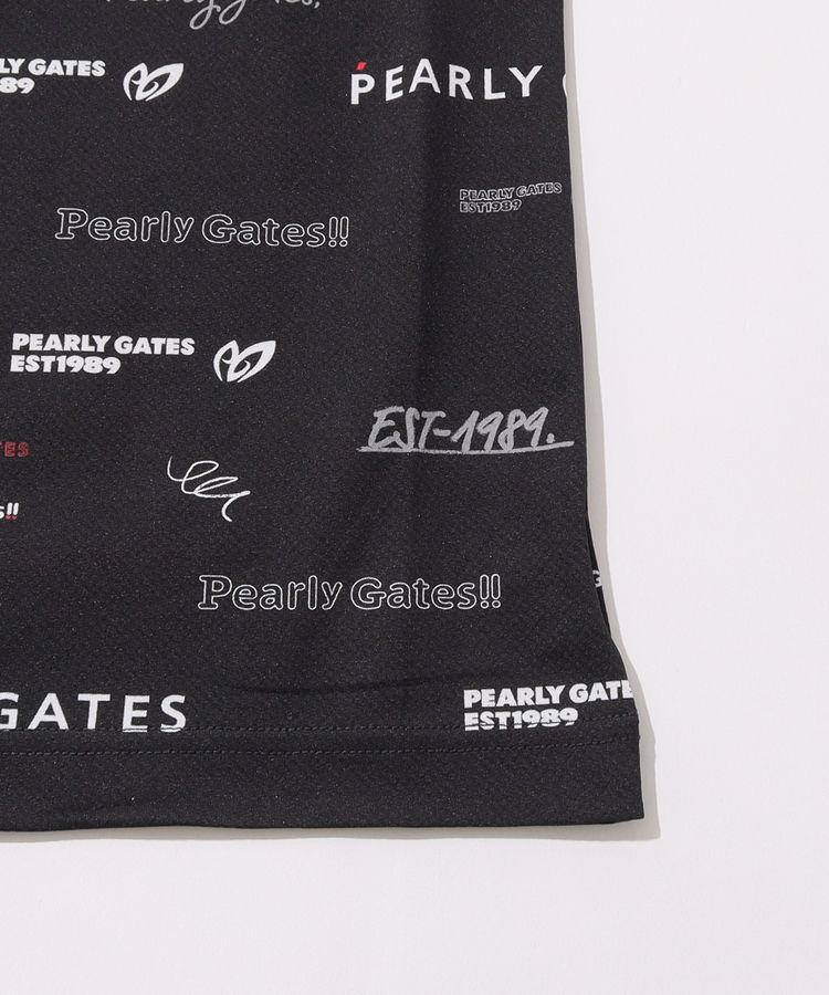 パーリーゲイツ PG パロディロゴモックネック半袖カットソー