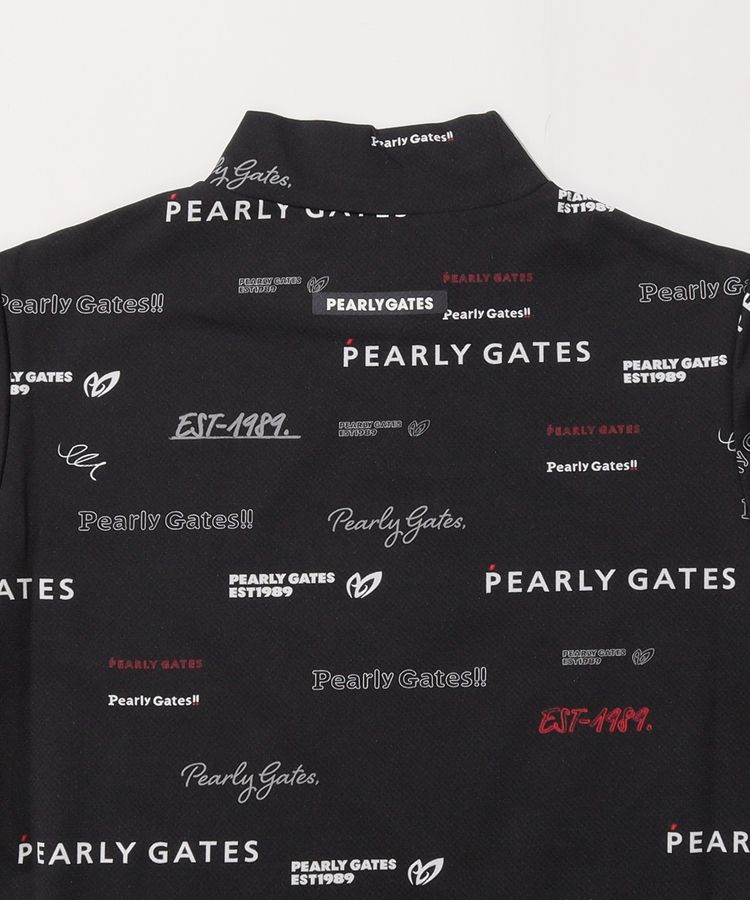 パーリーゲイツ】2024年PGPRO×ロゴ 半袖ゴルフモックネックポロシャツXL PEARLY GATES パーリーゲイツ 2024年モデル ハイネック半袖T