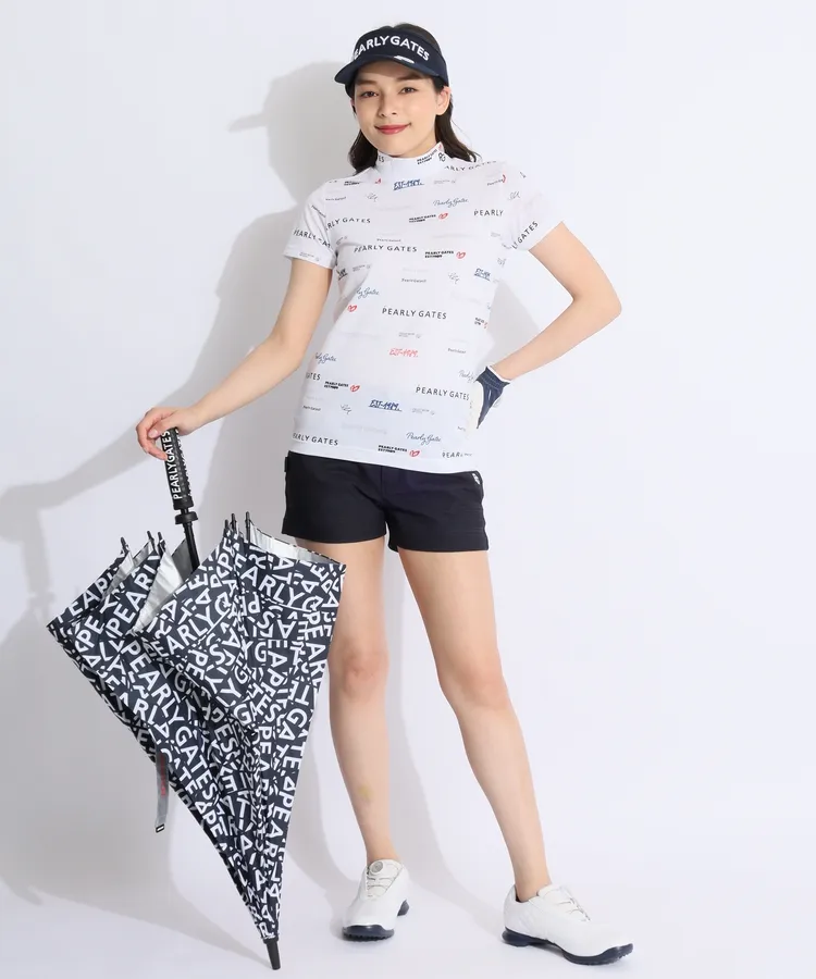 PEARLY GATES パーリーゲイツ モックネック 半袖Tシャツ