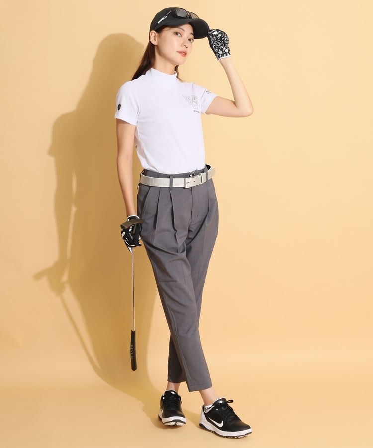 パーリーゲイツ PG 【抗菌防臭】スマイル刺繍カノコキャップ