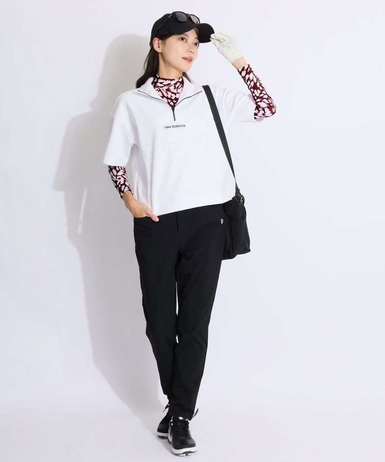 ニューバランスゴルフ NB 【ストレッチ】ハーフジップ半袖プルオーバー