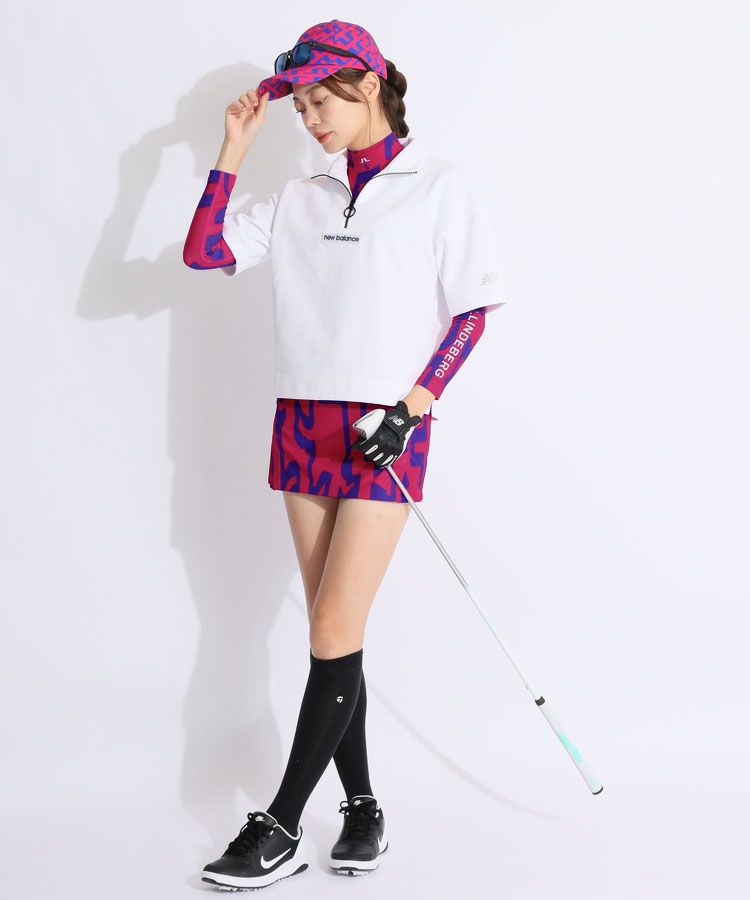 ジェイリンドバーグ JL 総柄プリントキャップ レディースゴルフ