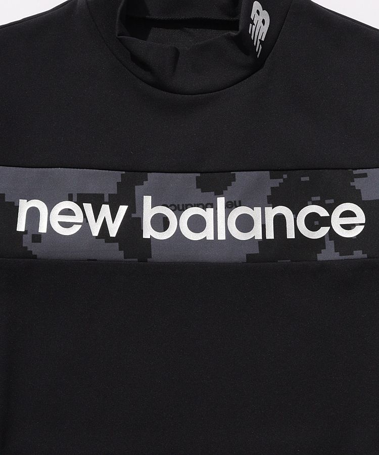 New Balance - 超美品ニューバランスNewBalanceバックプリーツモックネックカットソ ニューバランスゴルフ NB 【UV・ストレッチ】切替デザインモック