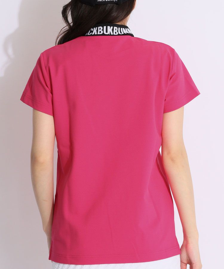 ジャックバニー JB ジャガードロゴモックネック半袖カットソー