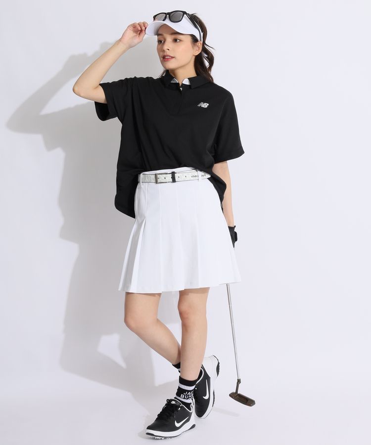 ニューバランスゴルフ NB 【ストレッチUV】バックロゴ半袖ポロシャツ