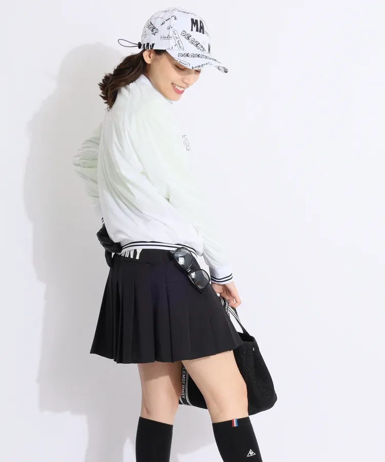 ジャックバニー JB バックプリントプリーツ切替スカート
