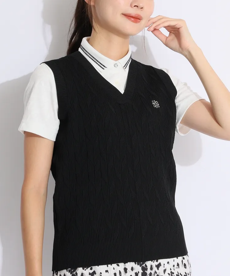 値引き中【1回着用】St ANDREWS ジャガード 長袖ポロシャツ セントアンドリュース SA 【ECO】ジャガードロゴ長袖ポロシャツ