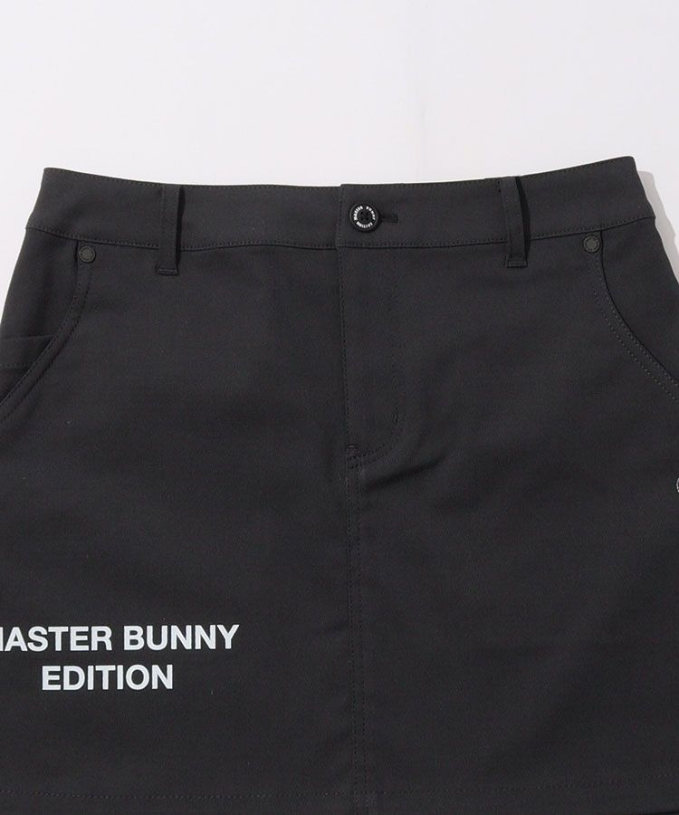 MASTER BUNNY EDITION スカート ゴルフ サイズ1 グレー MASTER BUNNY EDITION マスターバニー スカート 白×シルバー