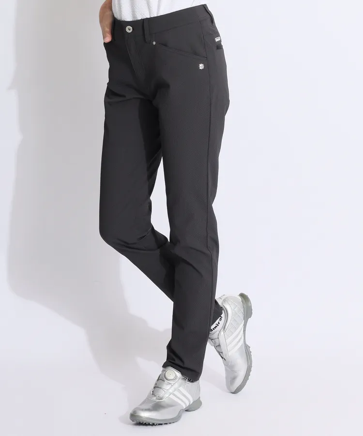 セントアンドリュース SA 立体ボーダーフレンチスリーブポロシャツ