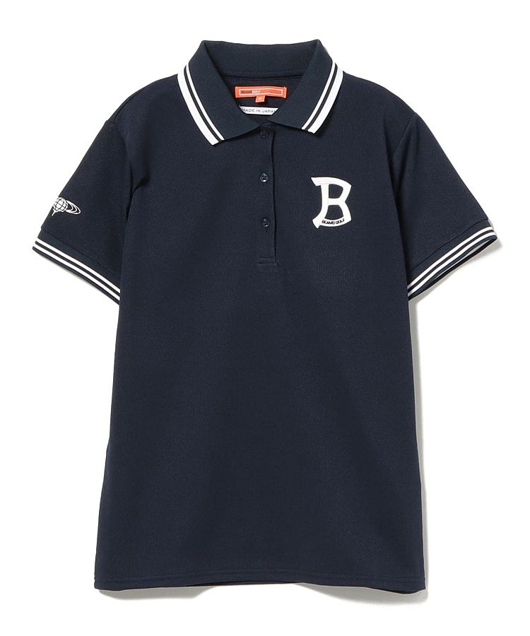 BEAMSGOLF - 【超美品】ビームスゴルフ 半袖ポロシャツ ブルーグリーン 襟裏ロゴ  レディース L ゴルフウェア 2023年モデル BEAMS GOLF BEAMS GOLF（ビームス ゴルフ）PURPLE LABEL / 襟裏ロゴ 格子柄