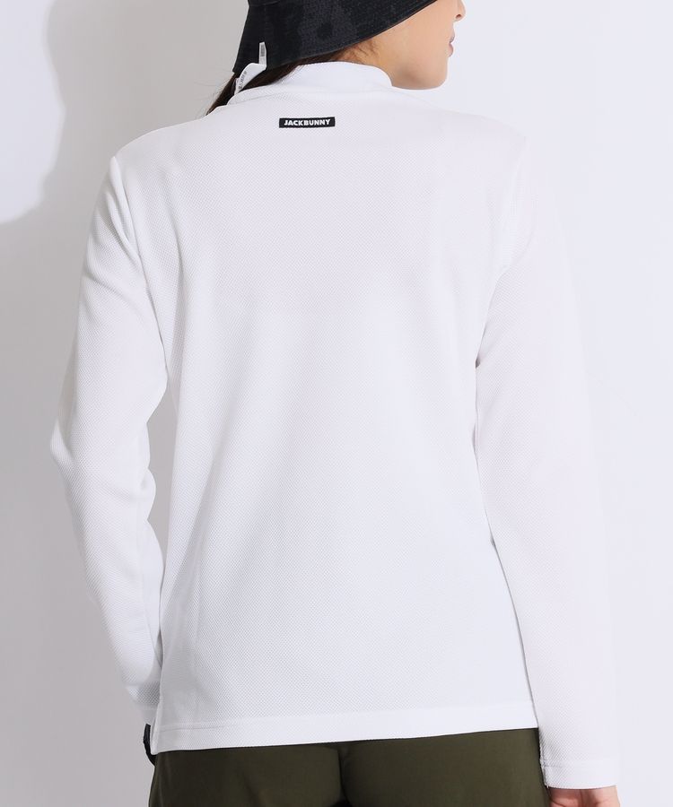 ジャックバニー JB 【UV】アーチロゴモックネック長袖カットソー