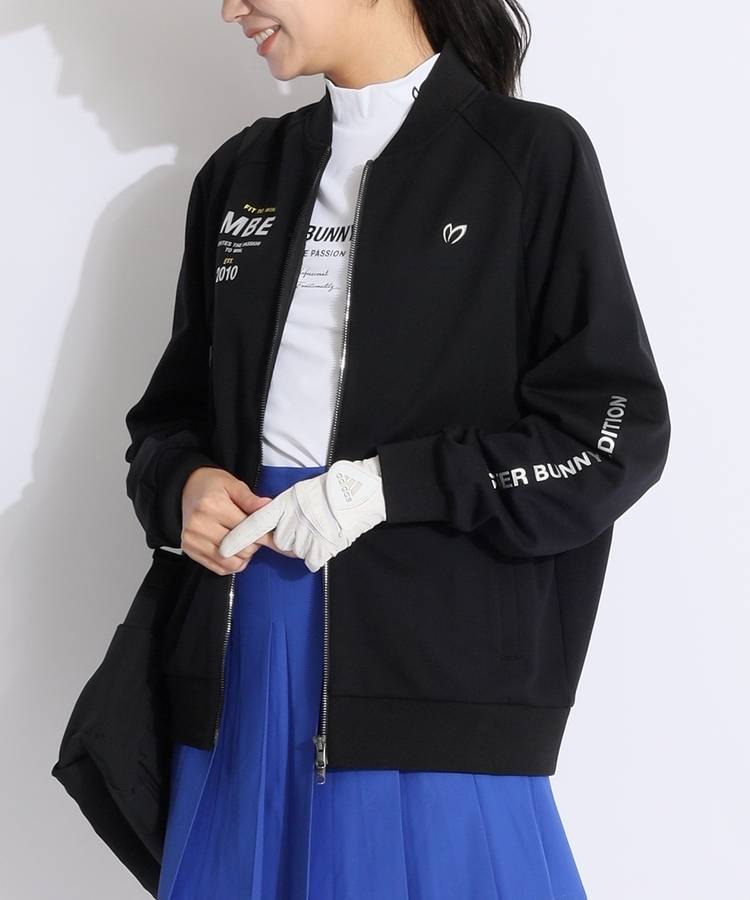 MB 【ストレッチ】インレイリブ衿トラック風ブルゾン