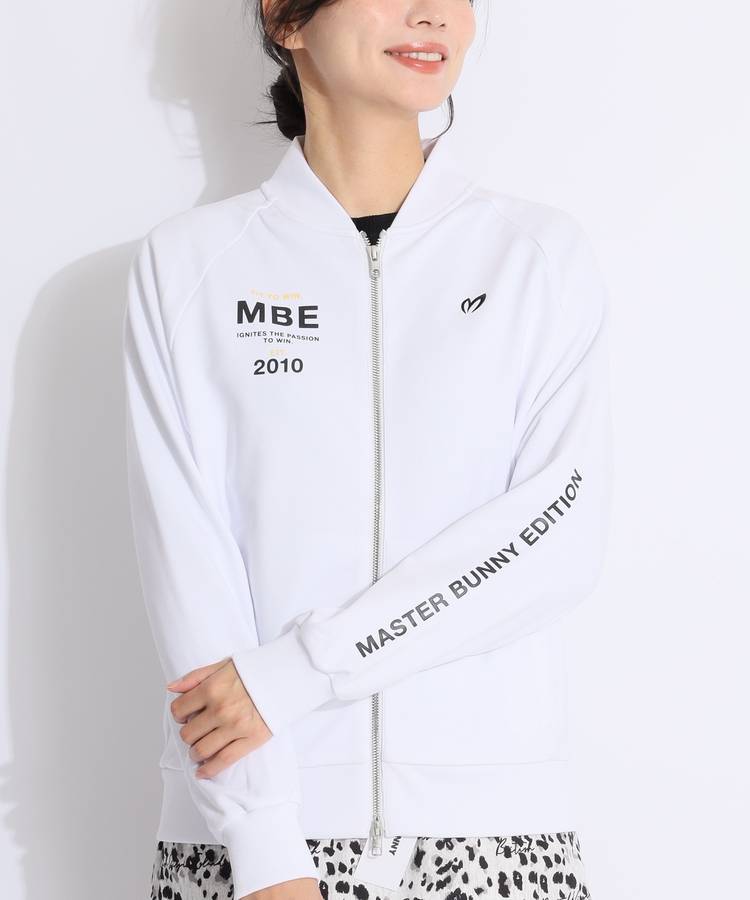 MB 【ストレッチ】インレイリブ衿トラック風ブルゾン