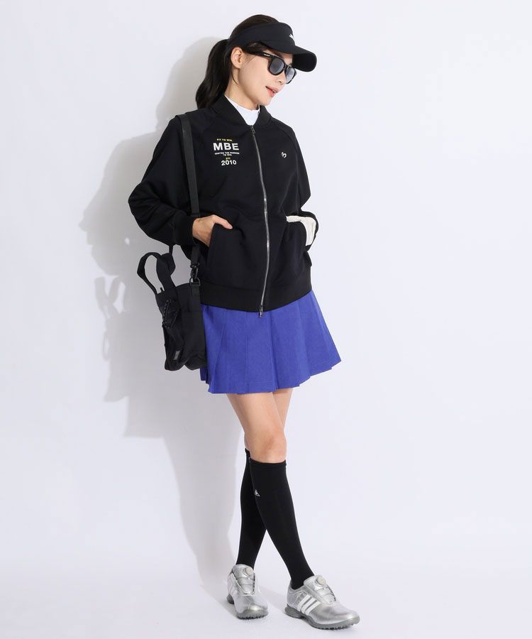 【即発送】ゴルフ ジェイリンドバーグ レディース スカート（ブラック）Sサイズ ジェイリンドバーグ JL 【撥水ストレッチ】一体型ペチパンツ付き