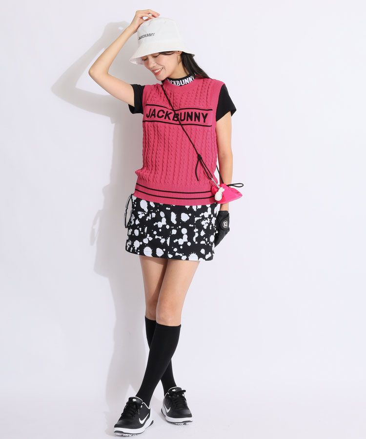 極美品❗️マスターバニー　0/S ニットスカート　3Dロゴ グレー　春秋 極美品❗️マスターバニー 0/S ニットスカート 3Dロゴ グレー