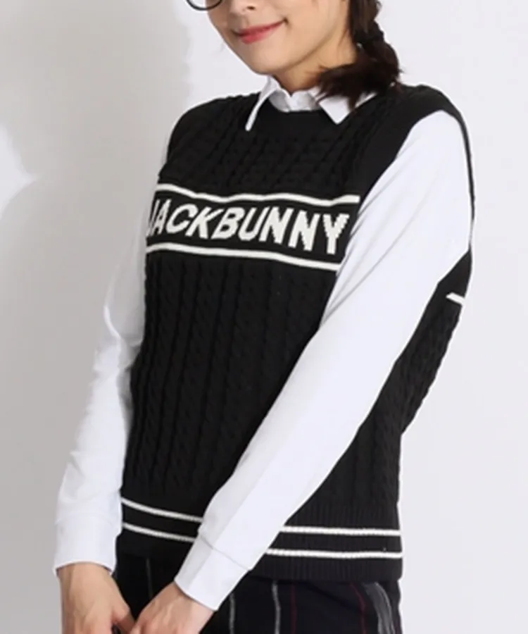 BEAMS GOLF 二枚セット　ケーブル編み ノースリーブベスト BEAMS GOLF 二枚セット ケーブル編み ノースリーブベスト 大人