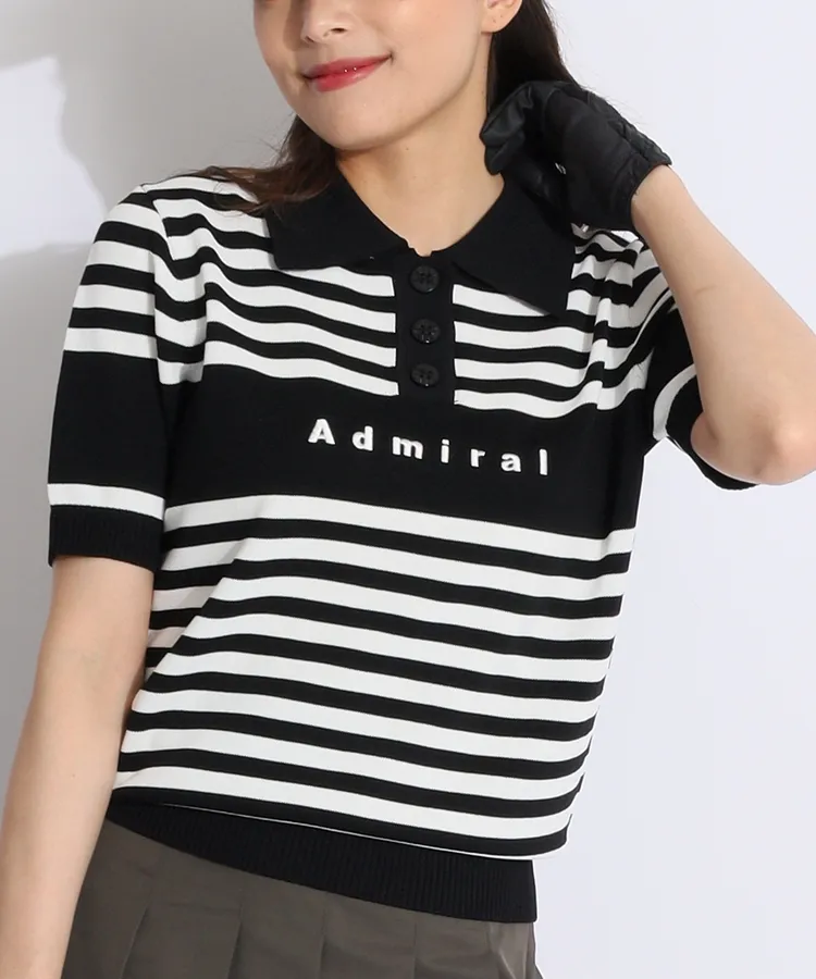 中古 レディース アドミラルゴルフ Admiral Golf 半袖ポロシャツ