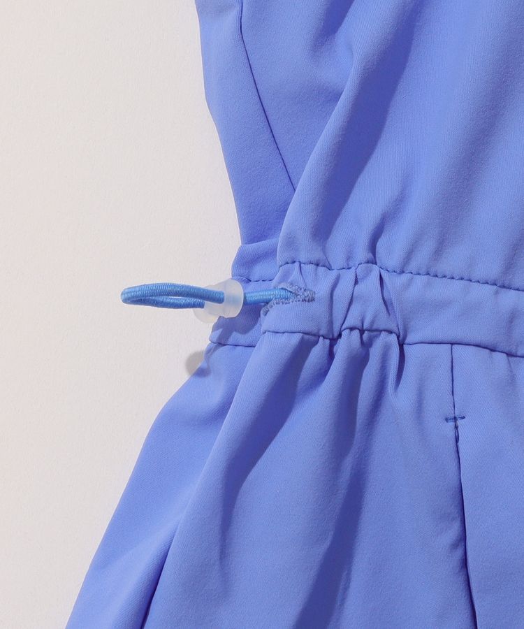 パーリーゲイツ PG ペプラム風ハーフジップノースリーブ