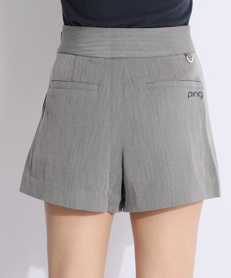ピン PN 【クロスムービング】フレアショートパンツ レディース