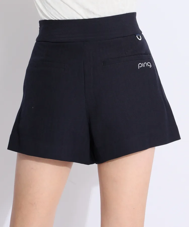 ピン PN 【クロスムービング】フレアショートパンツ レディース
