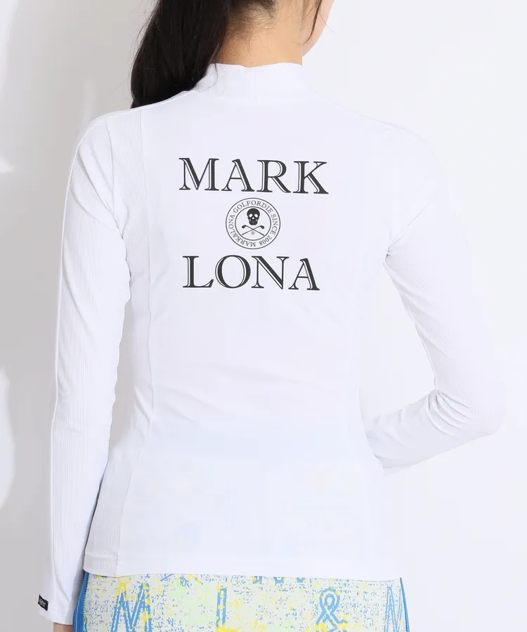 マーク＆ロナ ML 裾ジップ2WAYモザイクロゴスカート レディースゴルフ