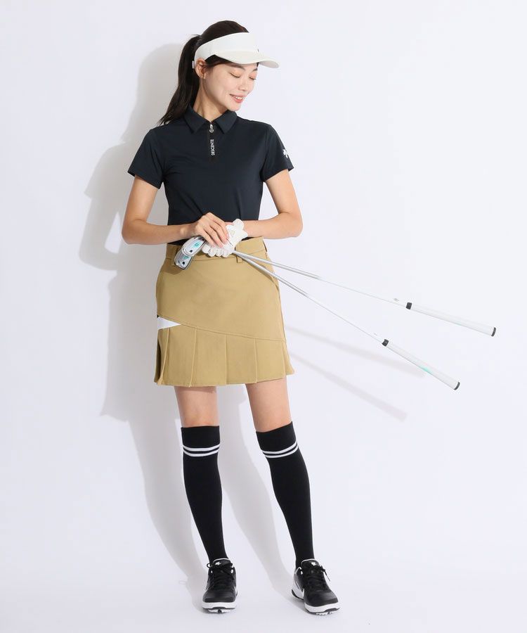 アディダスゴルフ AG 一体型ぺチパンツ付きプリーツ切替スカート