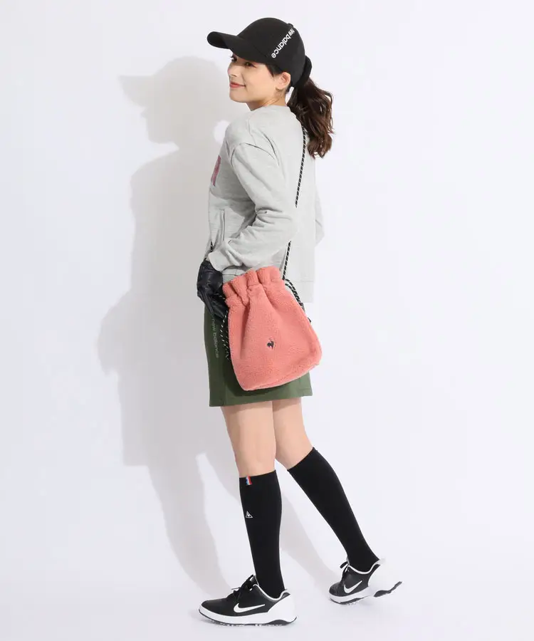 ニューバランスゴルフ NB シュシュ付きサイドロゴラメ混キャップ