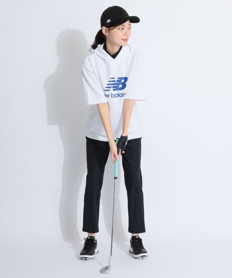 ニューバランスゴルフ NB シュシュ付きサイドロゴラメ混キャップ