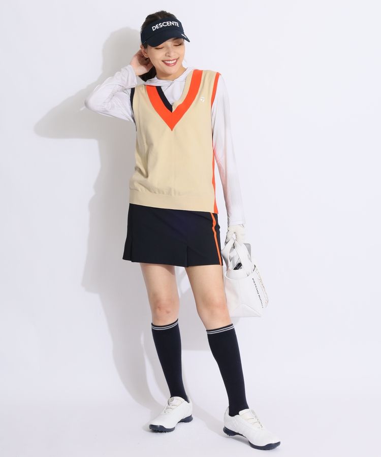 テーラーメイドリラックスドVネックベスト テーラーメイドリラックスドVネックベスト ウィメンズ