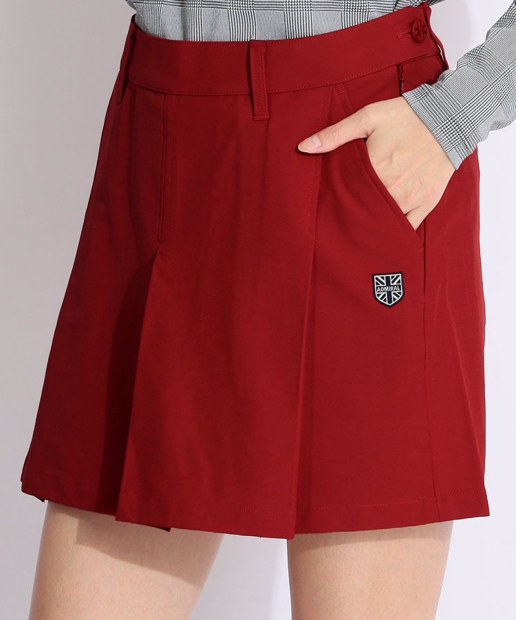新品【Admiral アドミラル】レディースパンツ／グレー×赤／L アドミラル(Admiral) ウェア（レディース） ]サイドラインロゴ