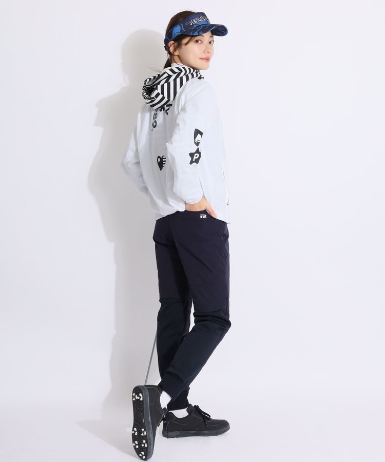 PEARL YGATESのサンバイザー 花柄 PEARLY GATES パーリーゲイツ サンバイザー 花柄 ブルー系 FR
