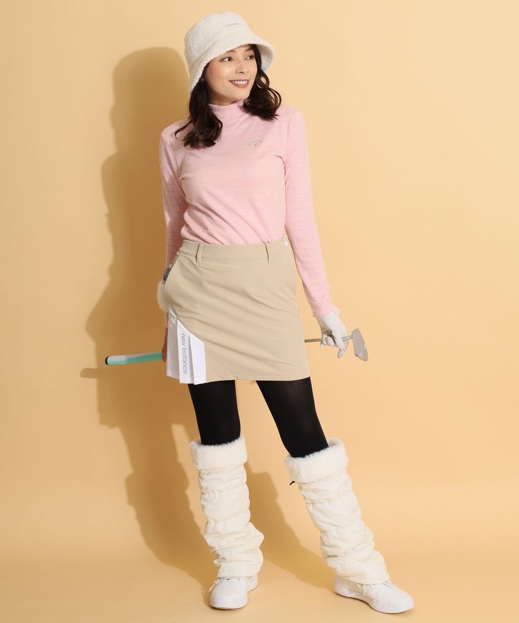 ニューバランス　ゴルフ　プリーツスカート フラワーレース インナー付き プリーツ スカート (WOMENS SPORT
