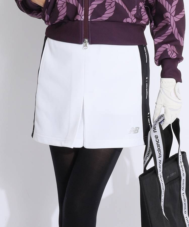 NB 【ストレッチ】フロントタックジャージスカート