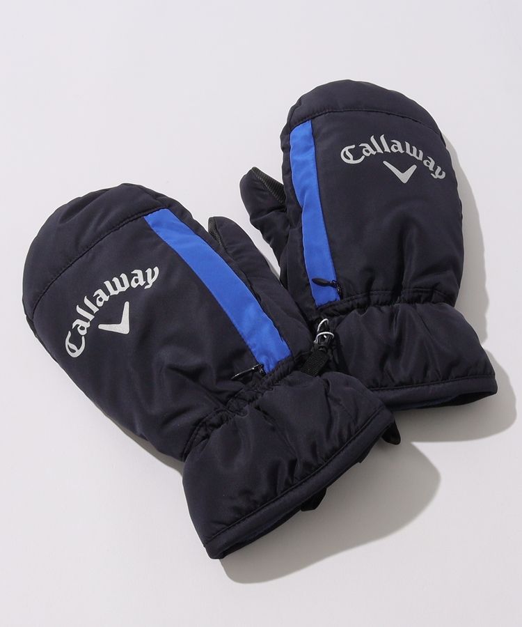 ポケット付き中綿混ミトン