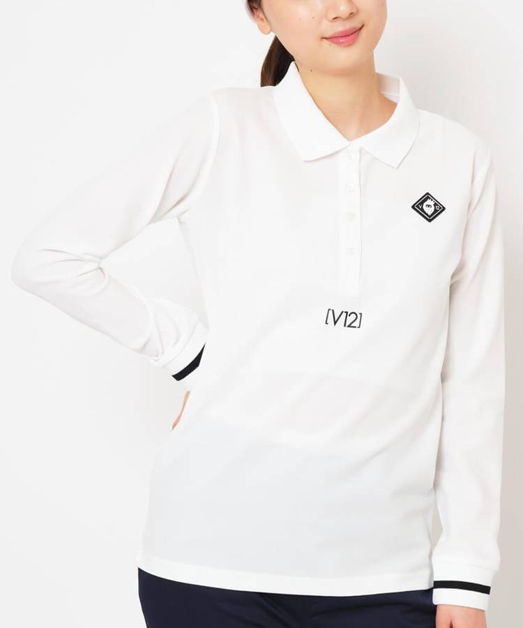 未使用品 レディース ヴィ・トゥエルヴ V12 半袖シャツ 1(M) 白