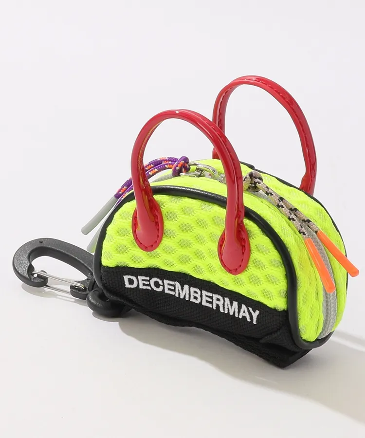 ディッセンバーメイ DM ボストンバッグ型バイカラーボールポーチ