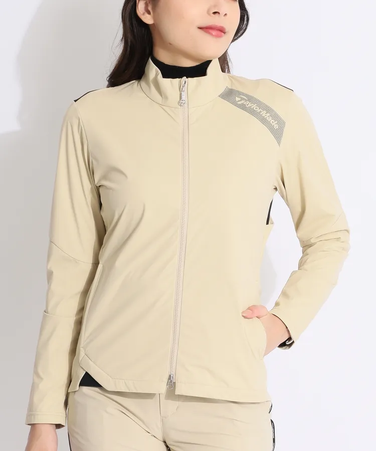 美品TaylorMade ダブルレイヤーウィンド　ジャケット　UN319 メンズ ダブルレイヤー ウィンド ジャケット ブラック UN319