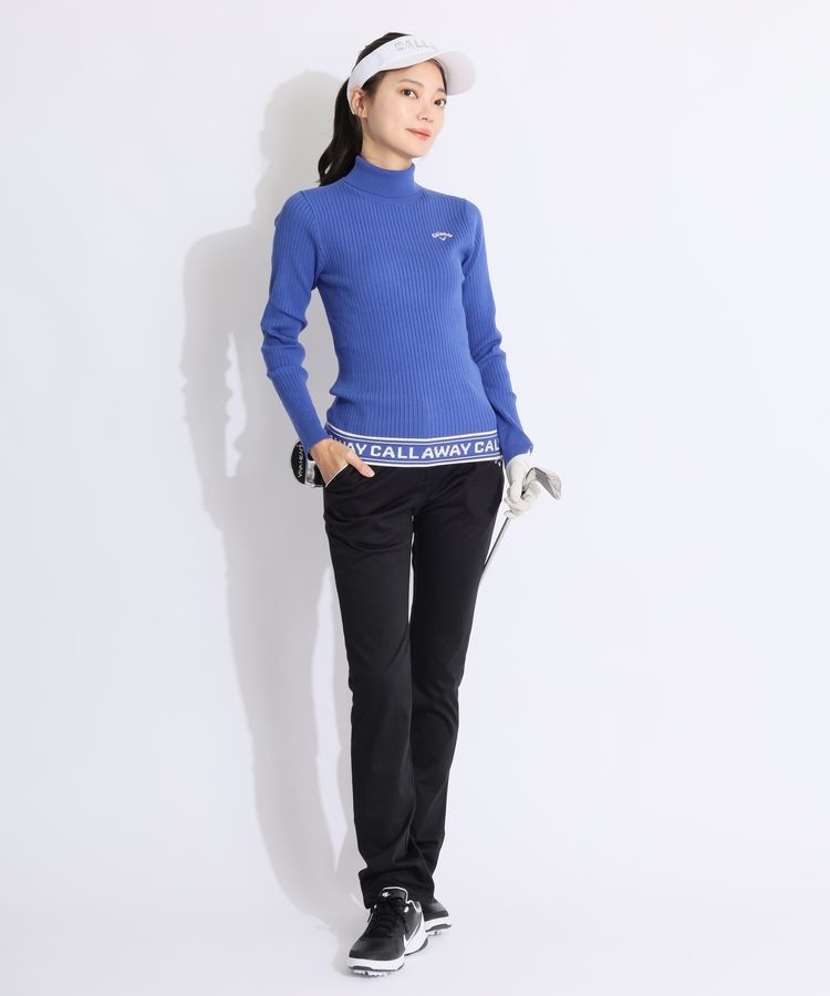 新品☞サウスケープゴルフ　マリンテイストセーラーカラー●ひんやり長袖ニット 新品☞サウスケープゴルフ マリンテイストセーラーカラー○ひんやり