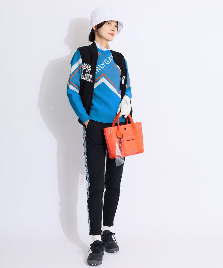 パーリーゲイツ　ジョガーパンツ夏用　サイズ２ PG直営店舗\u0026公式オンライン限定ストレッチデニットジョガー