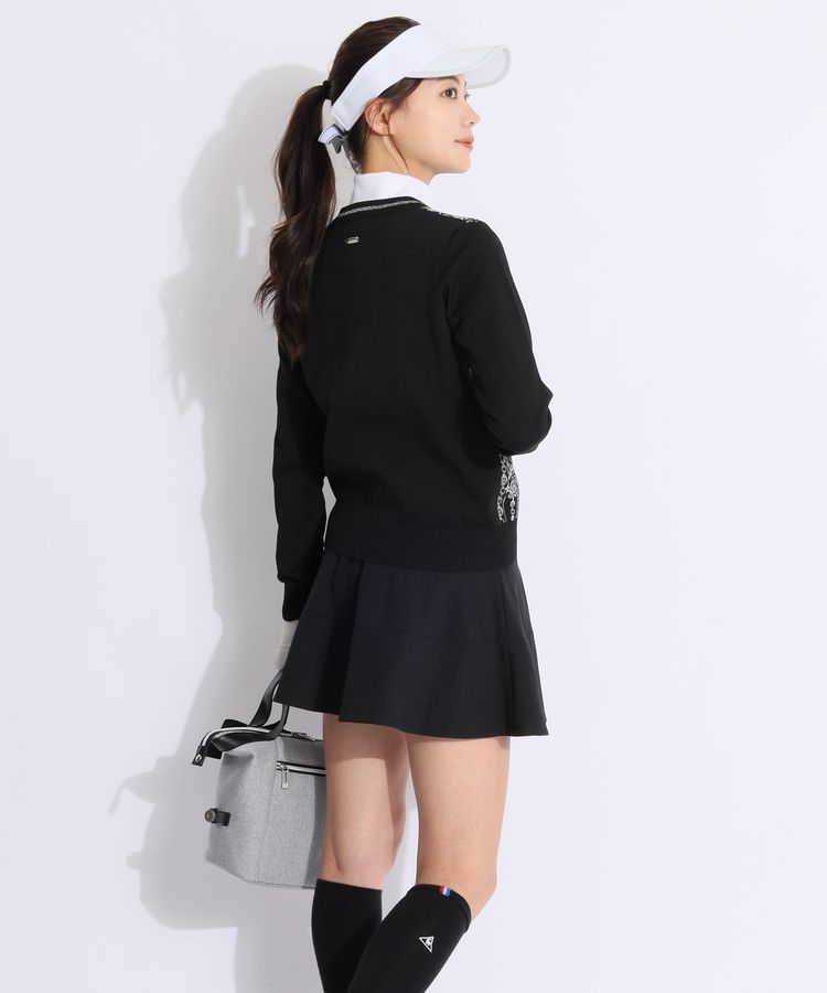 セントアンドリュース SA バックルチェーンジャガードニット