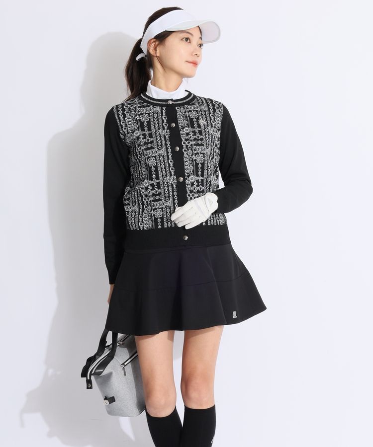 セントアンドリュース SA バックルチェーンジャガードニット