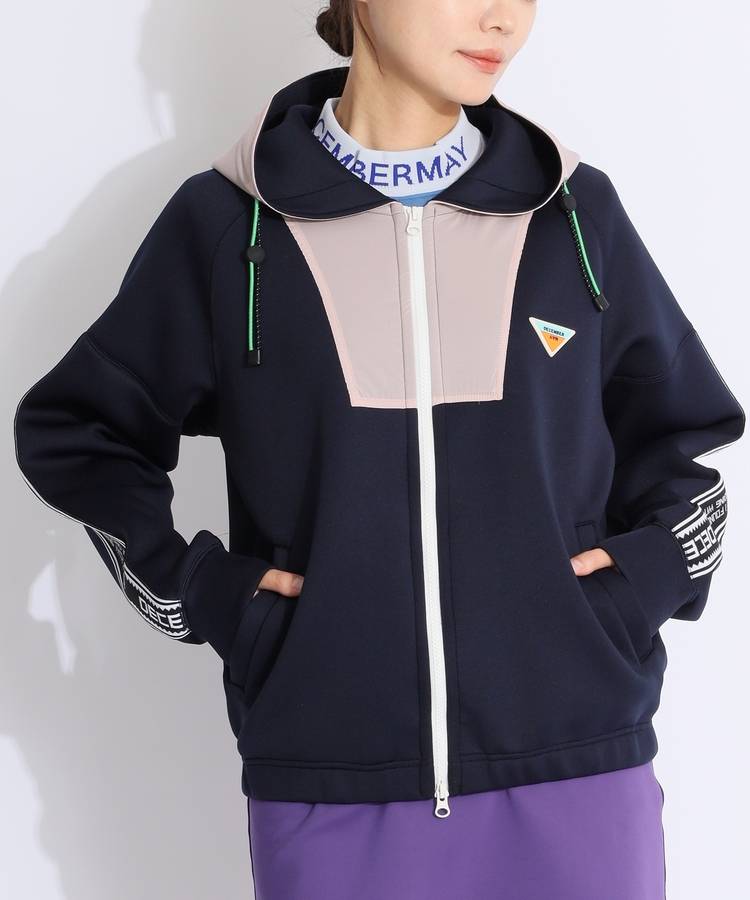 DM 【ユニセックス】カラーコードフルジップパーカー