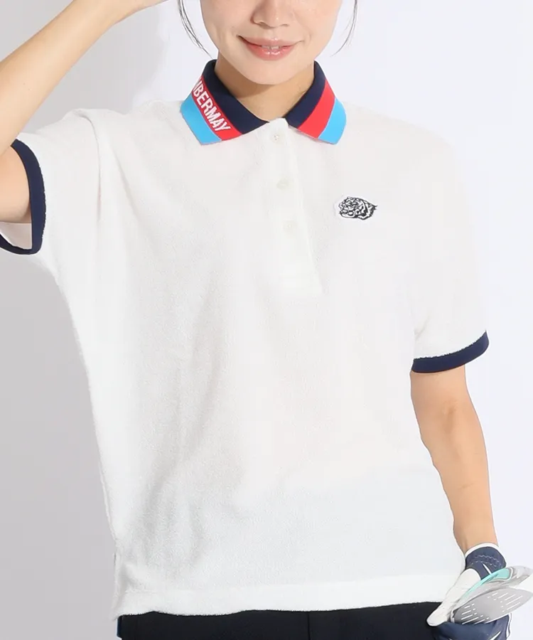 【美品】パーリーゲイツ　キャップ＆ポロシャツセット　30th　総花柄　サイズ5 reonard_1-240001114055