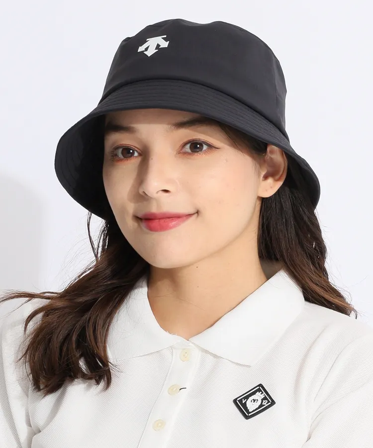 【デサントゴルフ】極美品 バケットハット ネイビー Mサイズ デサントゴルフ】極美品 バケットハット ネイビー Mサイズ