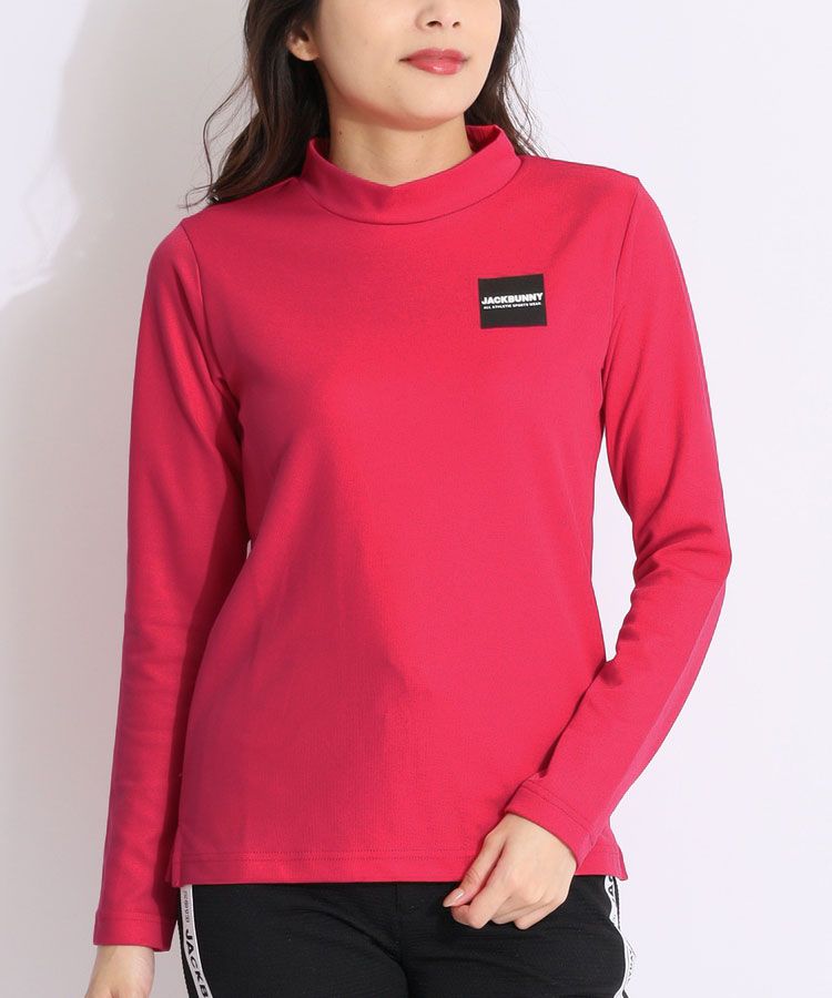 ジャックバニー JB バックプリントモックネック長袖カットソー