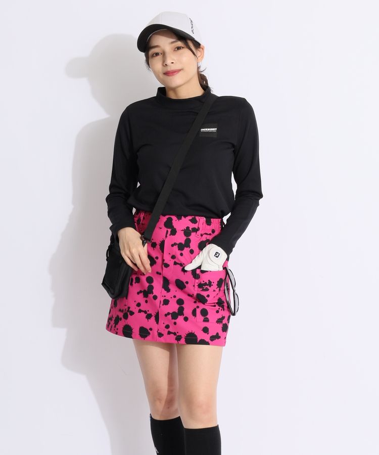 ジャックバニー JB バックプリントモックネック長袖カットソー