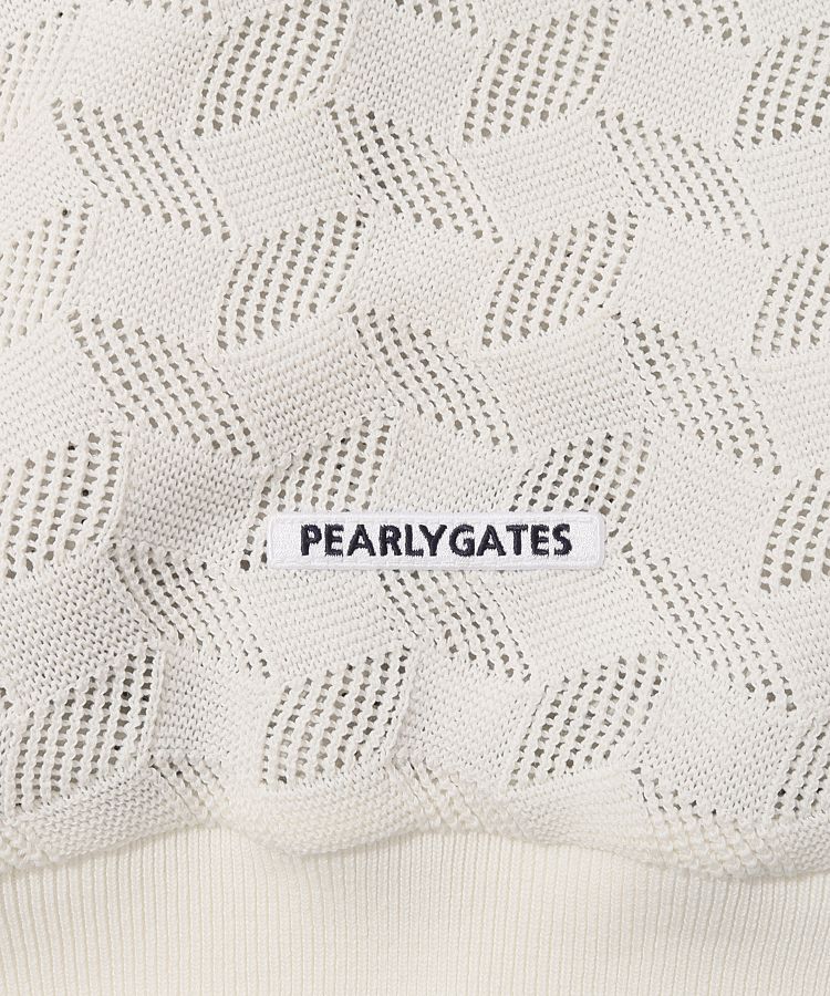 パーリーゲイツ PG 【リバーシブル】変形チェックスタンドネックベスト