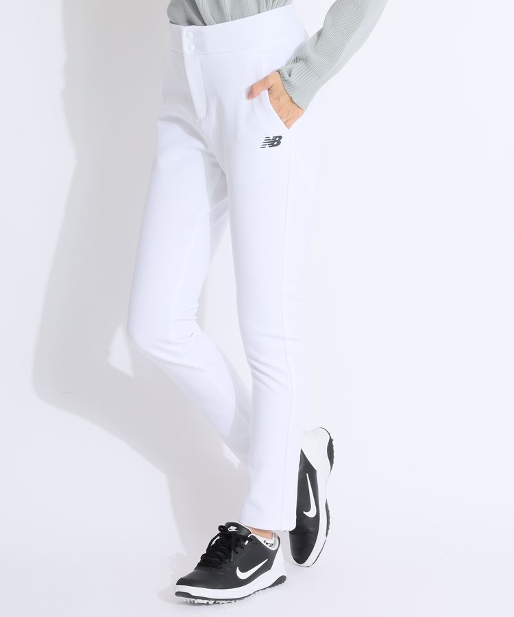 ニューバランスゴルフ　L ロングパンツ　レディース　ホワイト　春夏　バックロゴ New Balance ニューバランス レディース ゴルフウェア ロング