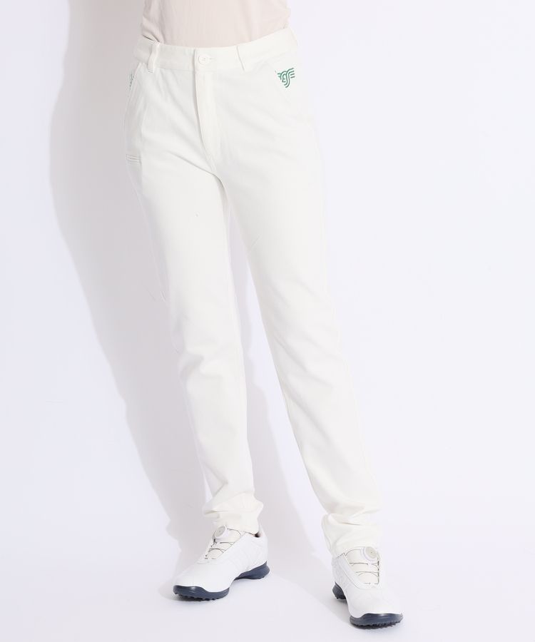 ビームスゴルフ BE 【ストレッチ】定番ロゴ刺繍ツイルロングパンツ